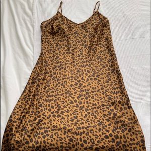 Cheetah Print Slip dress